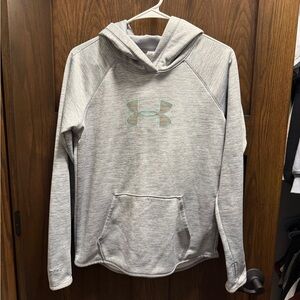 Under Armour Light Gray ColdGear Hoodie